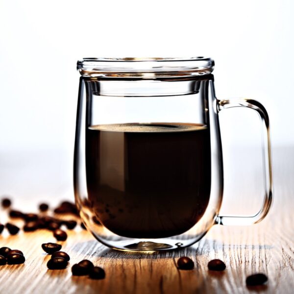 High Quality Double Layer Heat-resistant Glass Coffee Cup Glass Mugs