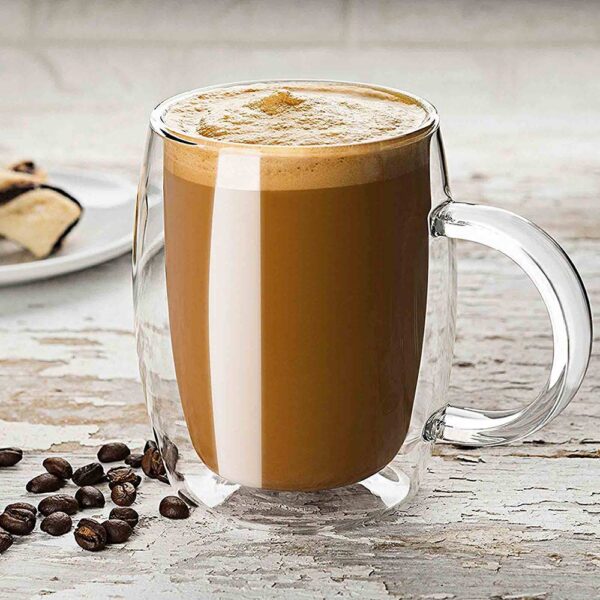 Double Wall Glass Coffee Mugs - Image 5