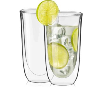Double Wall Highball Glasses - Set of 2