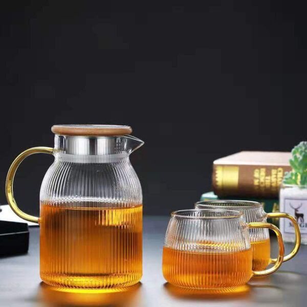 Hammered glass kettle teapot - Image 3